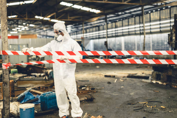 Professional Trauma Scene Cleanup technician working in Palm Springs, FL